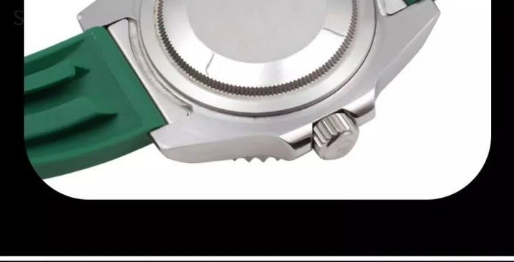 Silicone Leather Hybrid Watch Strap for Rolex (19–21mm)