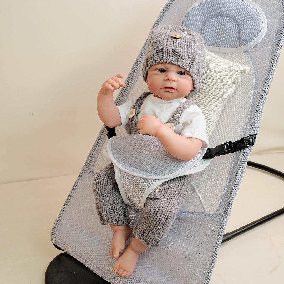 19" Elijah Realistic Newborn Boy Reborn Doll