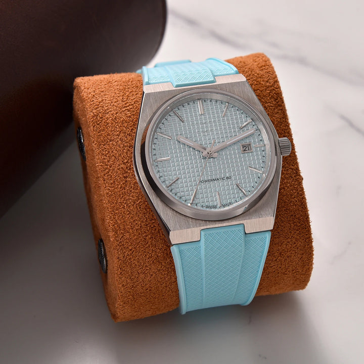 Premium Grade For Tissot PRX T137 liquid Silicone Watch Straps 12mm Quick Release Super Player 40mm Men Convex Rubber Watch Band