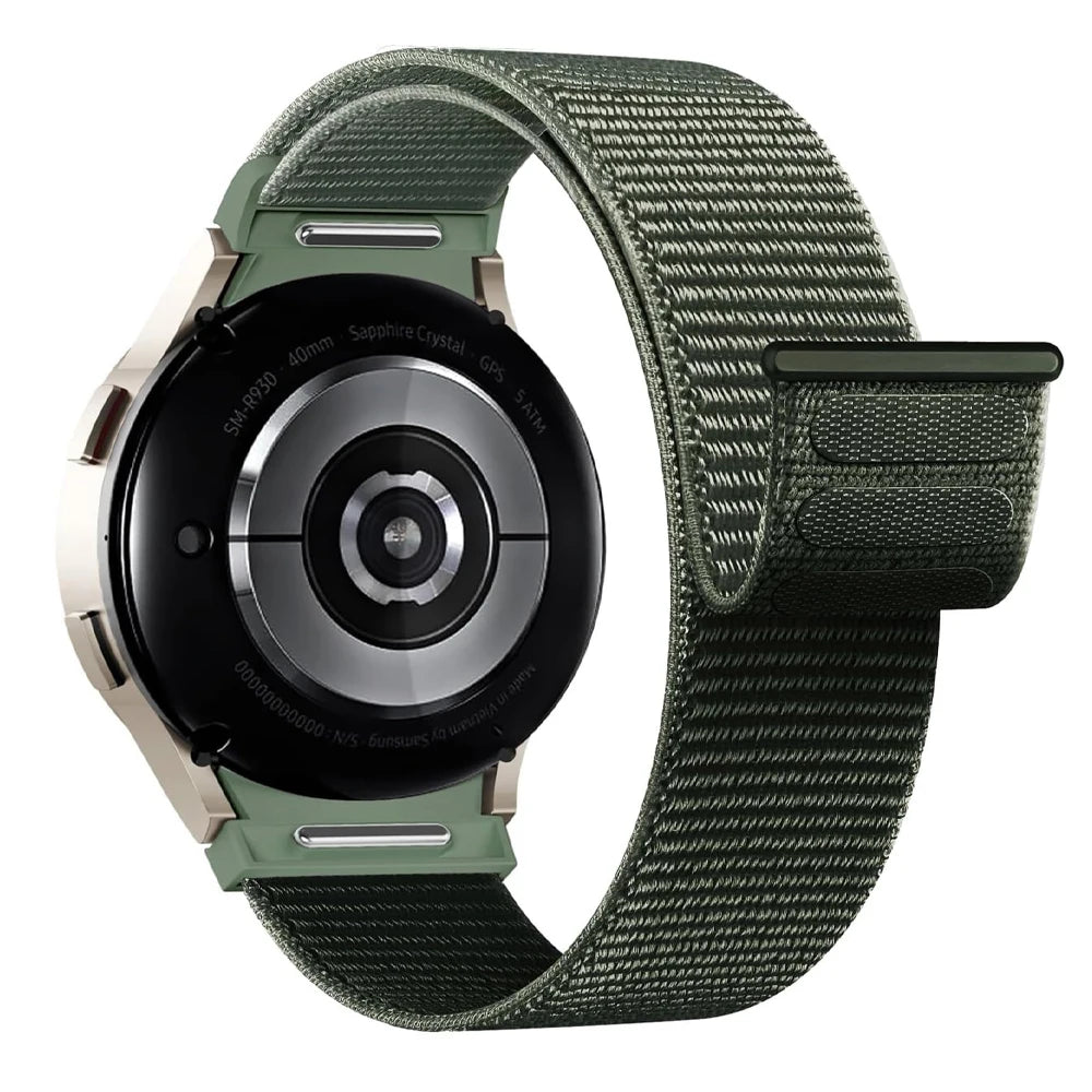 Nylon Sport Loop Watch Strap – 40-44mm for Samsung Galaxy Watch 4-7 & 5 Pro