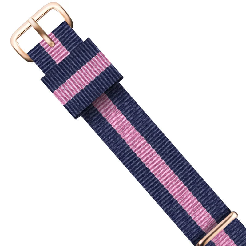 DW Nylon Rose Gold Strap