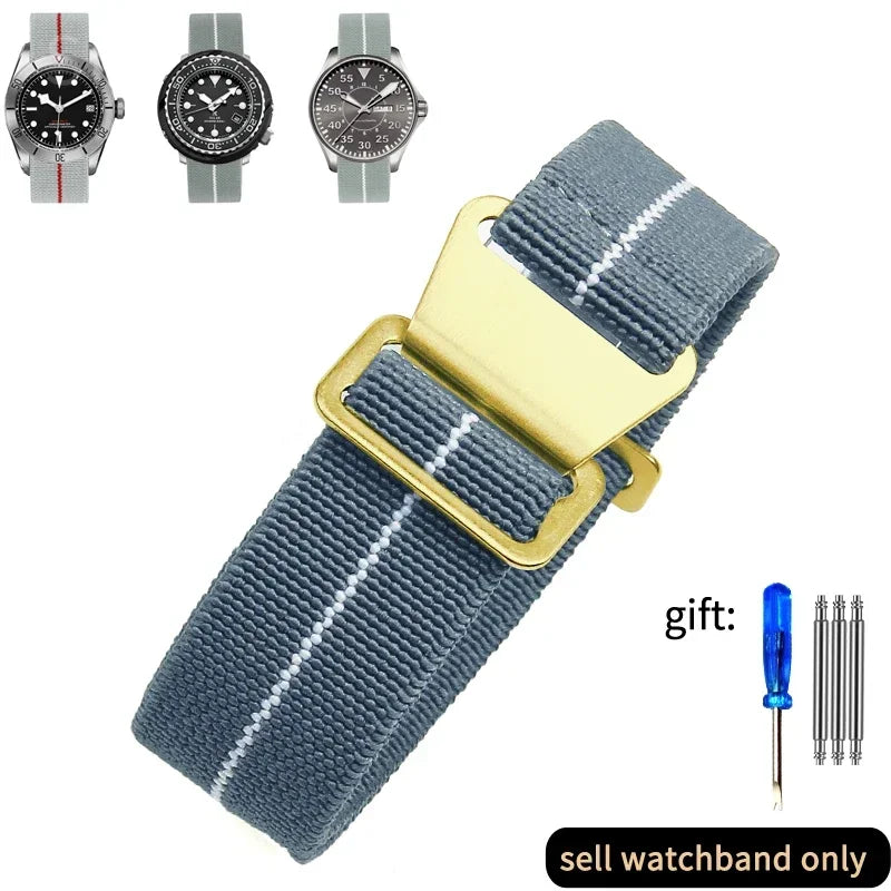 French Army Nylon Watch Band 18–22mm