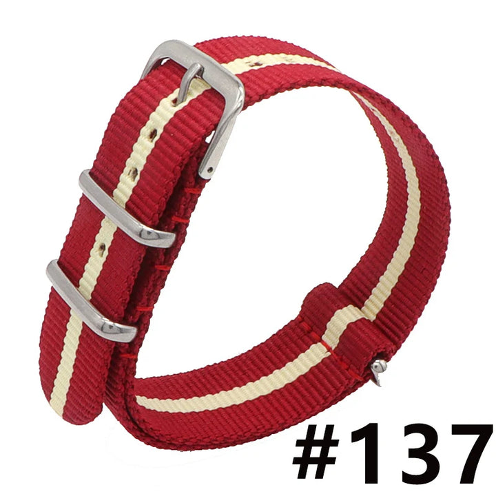Waterproof Nylon Watch Strap (16-22mm)