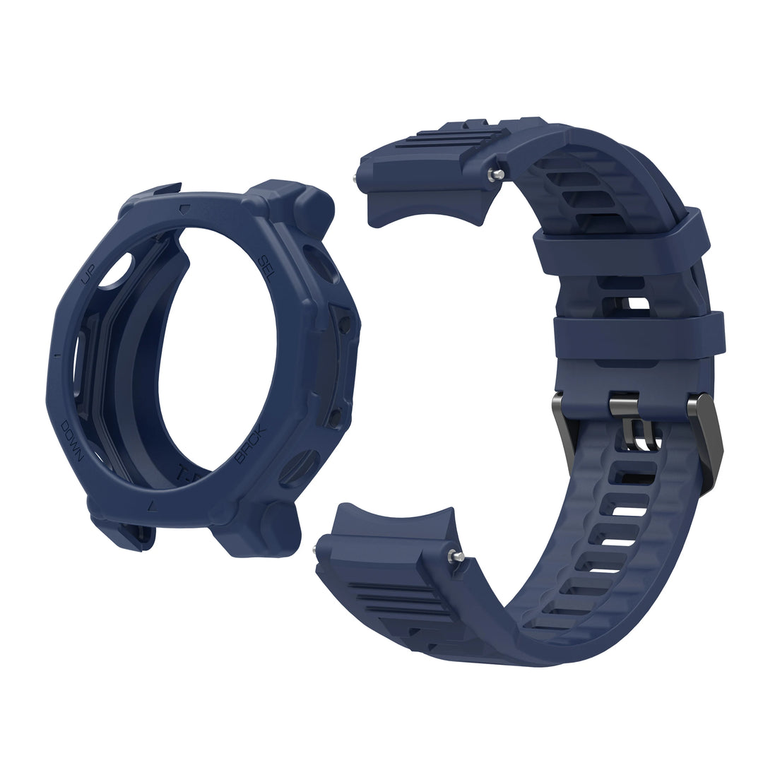 Silicone Strap & Protective Case for Amazfit T-Rex 3 Pro – 48mm Replacement Band