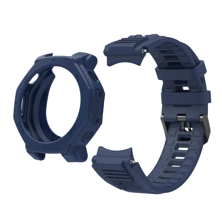 Silicone Strap & Protective Case for Amazfit T-Rex 3 Pro – 48mm Replacement Band