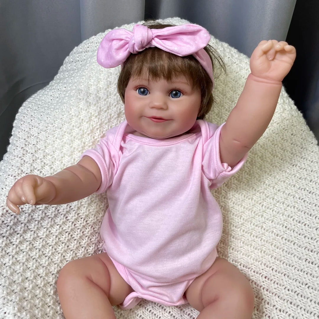 50 cm Maddie Lifelike Painted Vinyl Reborn Baby Doll – 3D Skin & Visible Veins