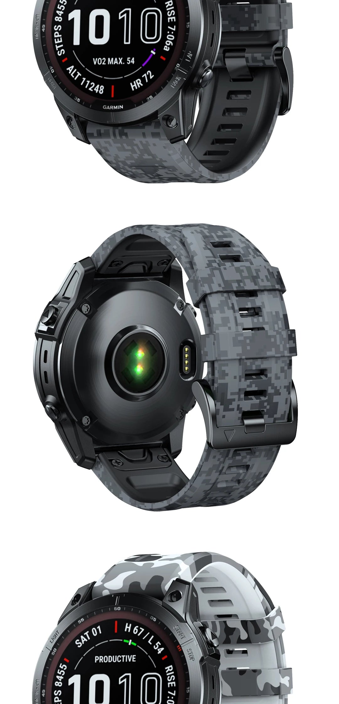 EasyFit Silicone Watch Strap 22/26mm Quick Release for Garmin Fenix & Epix Pro Gen2