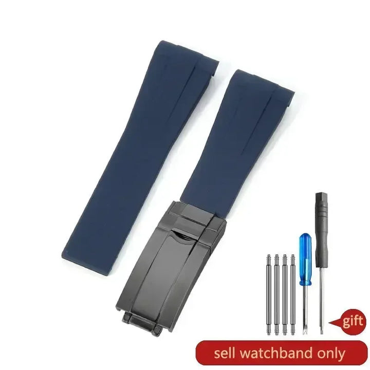Silicone Watch Strap 20–21mm for Rolex Submariner & Daytona
