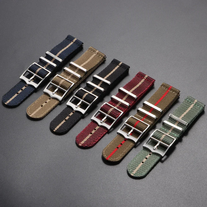 20/22mm Nylon NATO Watch Strap for Tudor, Omega, Seiko
