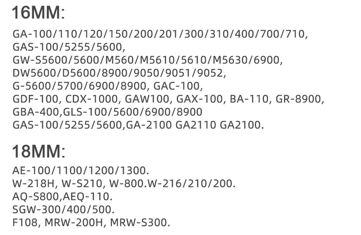 HEMSUT For Casio Watch Band Nylon Leather 18mm Sports Replace Straps Compotible With Gshock AE1200 /1300/W-218H