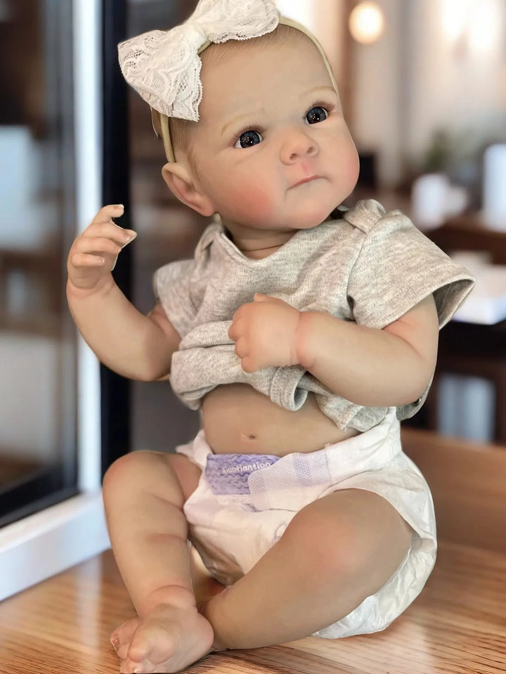 18″ Bettie Reborn Baby Girl – Lifelike Painted Hair Doll
