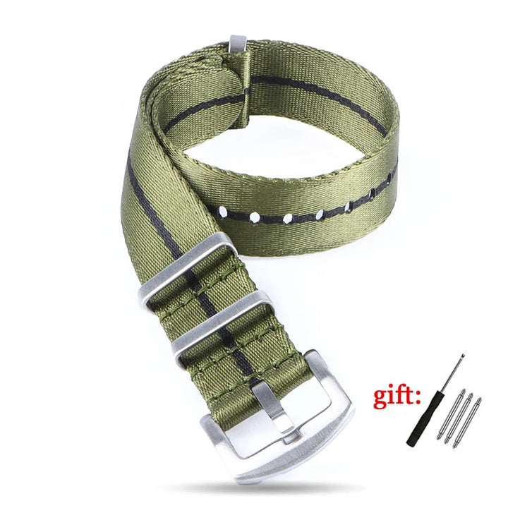 Nylon Military Watch Strap 18/20/22mm (Sport Band)