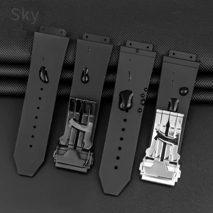 Waterproof Sports Silicone Watch Band 24x17 & 26x19mm (Men & Women)
