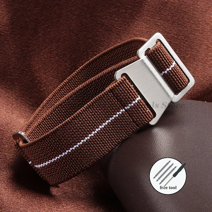Elastic Nylon Watch Strap 18/20/22mm (Sport Band)