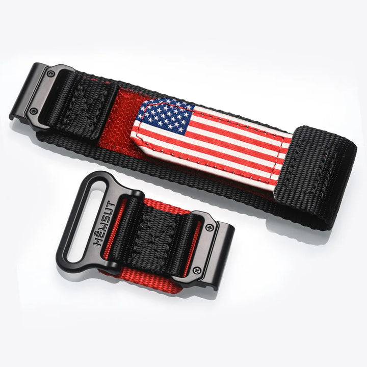 HEMSUT Nylon QuickFit Watch Strap – 20/22/26mm for Garmin Fenix, Tactix, MARQ