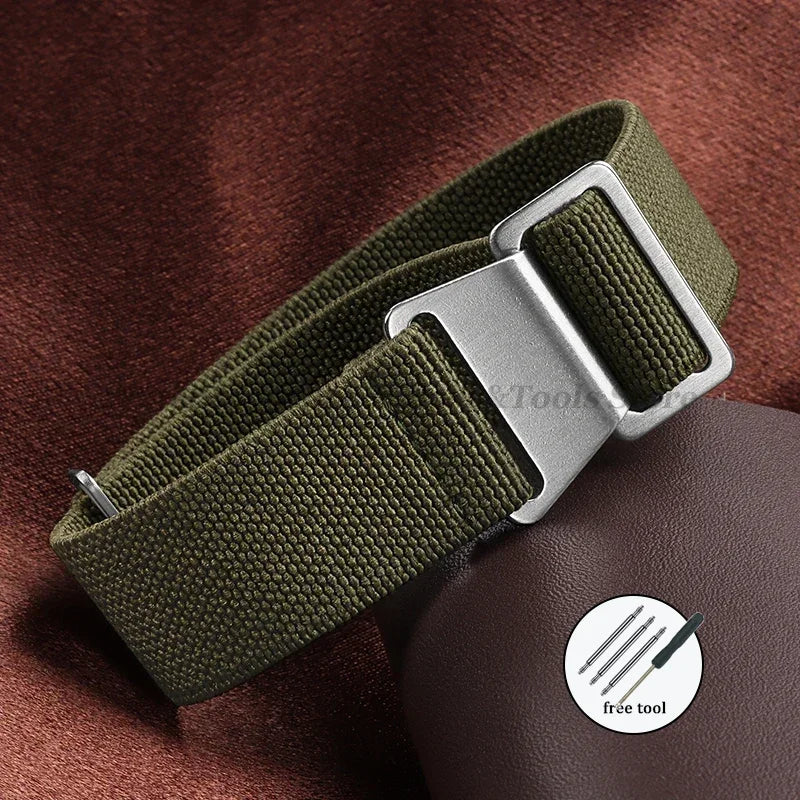 Elastic Nylon Watch Strap 18/20/22mm (Sport Band)