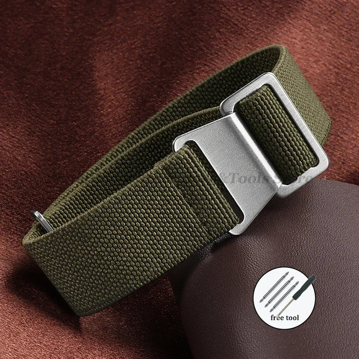 Elastic Nylon Watch Strap 18/20/22mm (Sport Band)