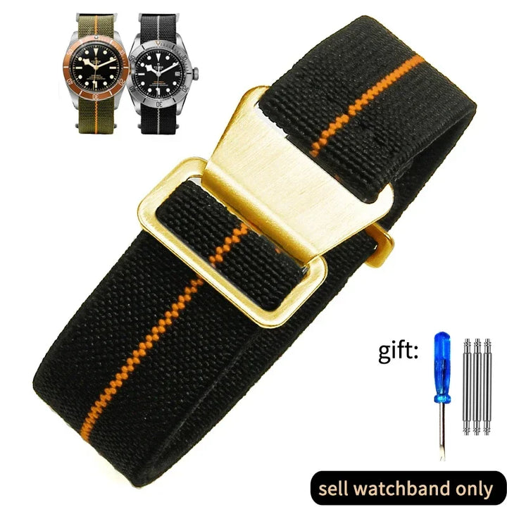 French Army Nylon Watch Band 18–22mm