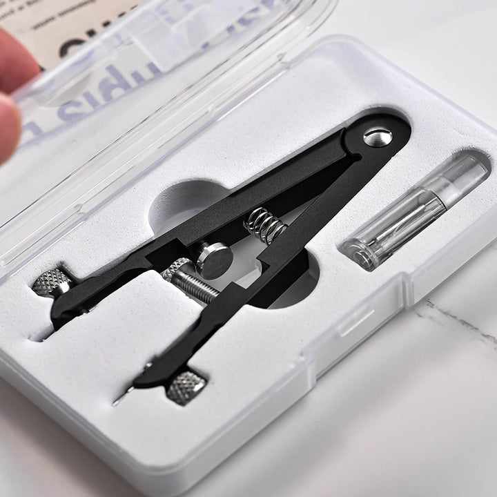 V-Shaped Watch Spring Bar Pliers with Adjustable Screw
