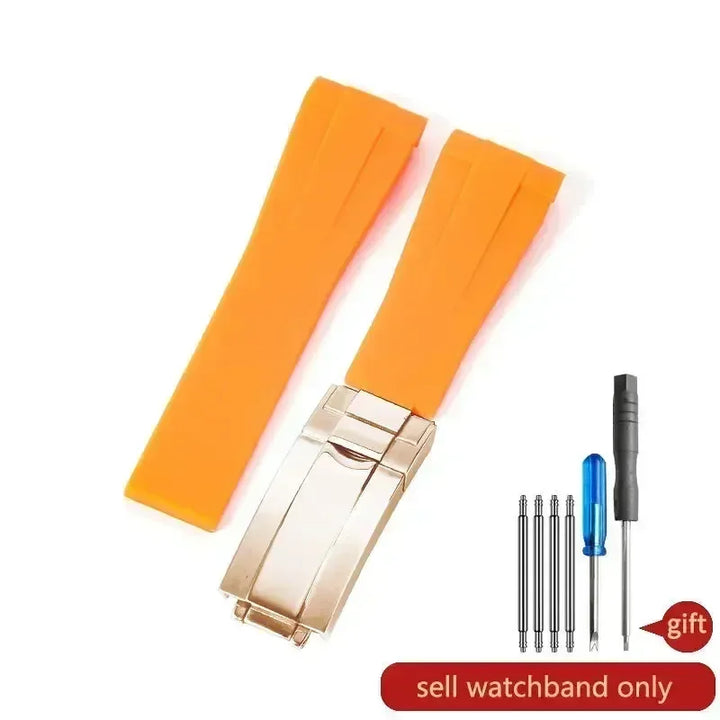 Silicone Watch Strap 20–21mm for Rolex Submariner & Daytona