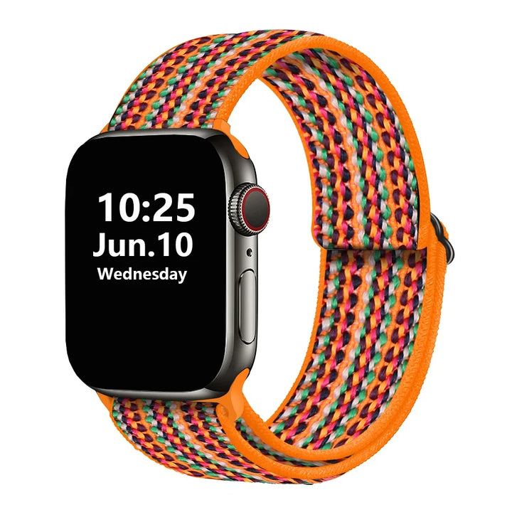 Stretchy Double-Layer Loop Apple Watch Band 38–45mm for Series 1–8