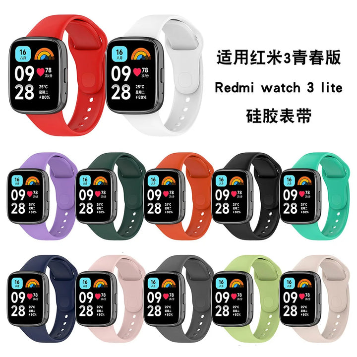 Redmi Watch 3 Active/Lite Silicone Strap + TPU Case
