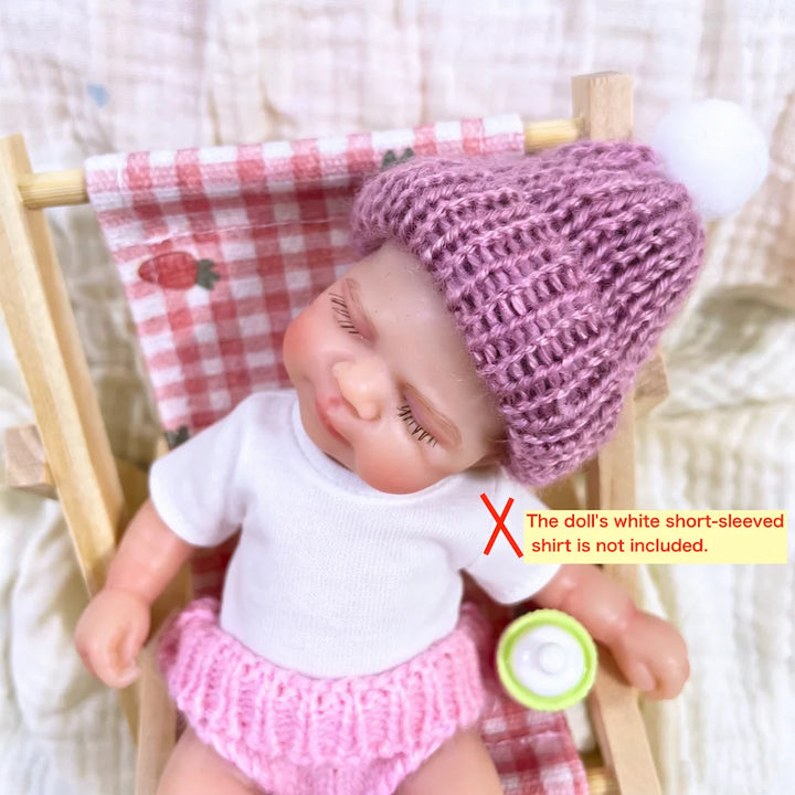 15 cm Mini Pascale Silicone Reborn Baby Doll