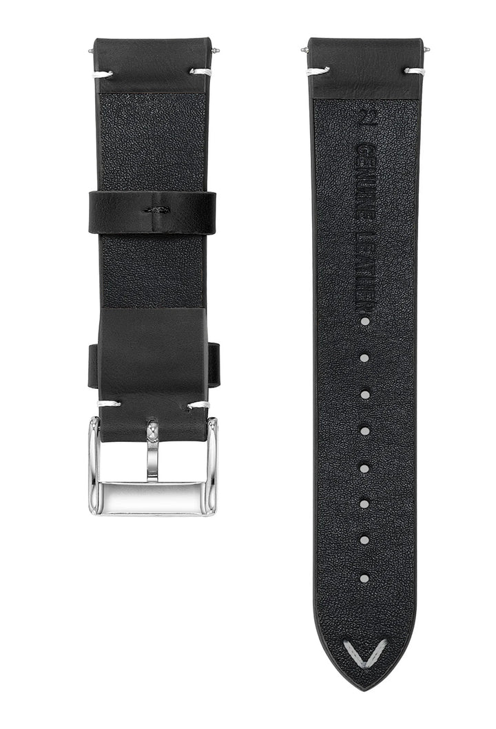 New Sport Vintage Leather Watch Band 18–22mm with Stainless Steel Buckle