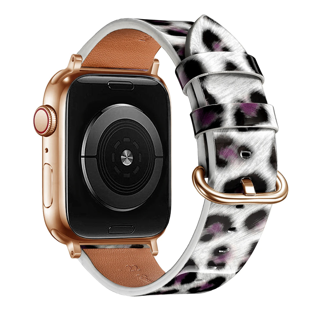 Leopard Print Apple Watch Band (38–49mm)