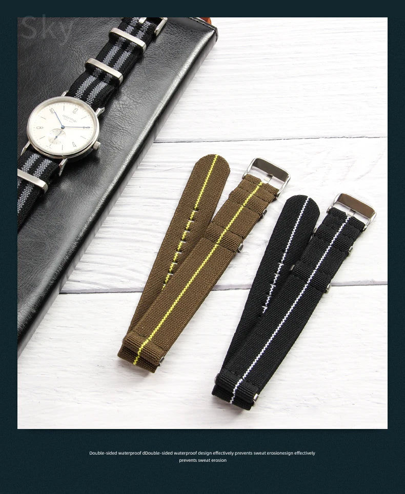NATO Nylon Strap 20/22mm (French Army)