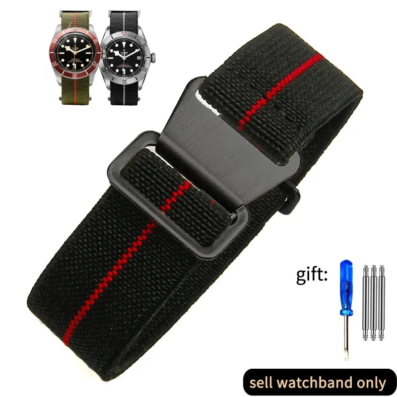 French Army Nylon Watch Band 18–22mm