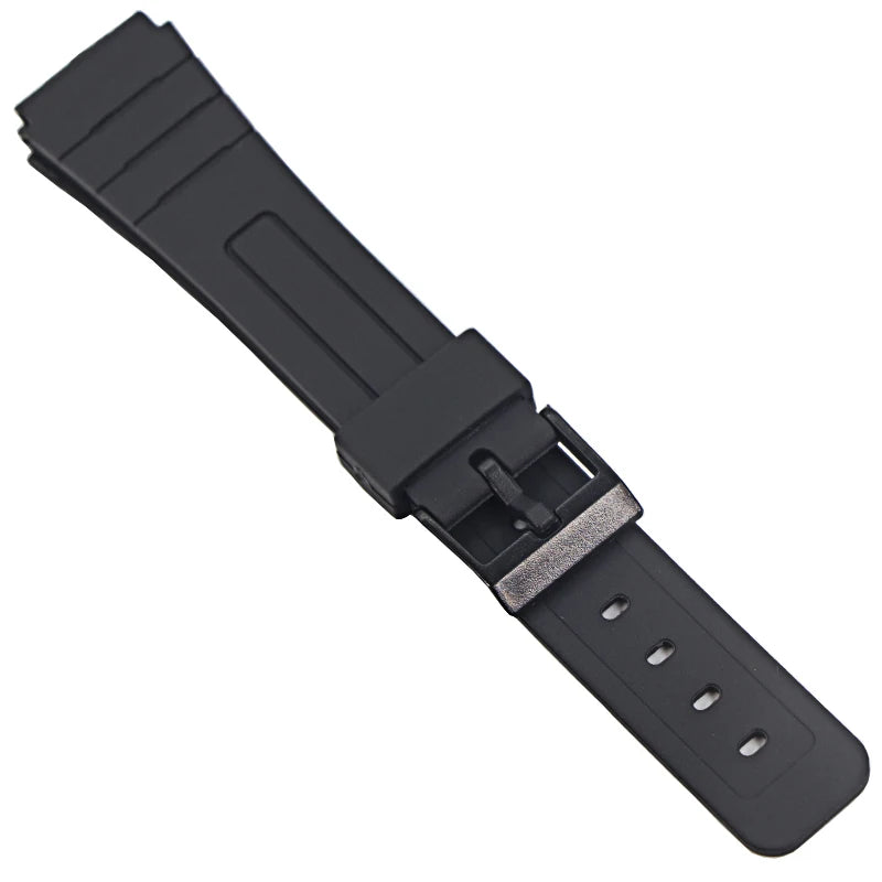 Silicone Rubber Watch Strap – 16–20mm Sports Band