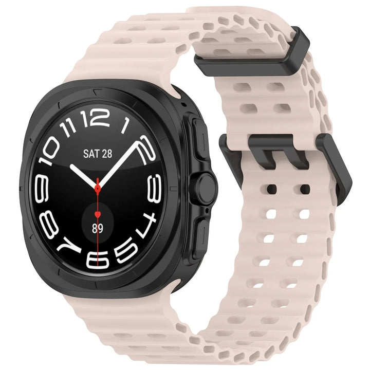 Marine Silicone Samsung Galaxy Watch Strap – 47mm Sport for Galaxy Watch 7 Ultra