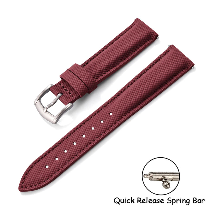 Quality Sailcloth Watch Strap18/19/20/22mm Quick Release Leather Band Waterproof Sailcloth Bracelet for Omega Seiko Cartier Belt