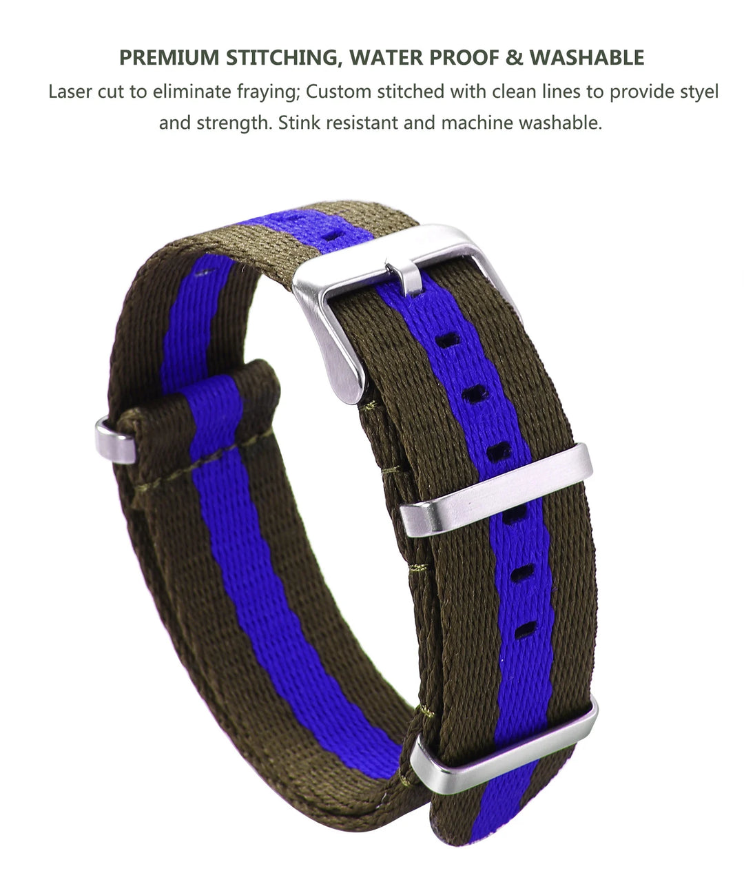 Military Watch Strap 20–22mm