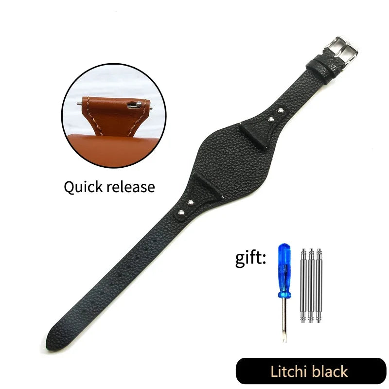 Genuine Leather 18mm Watch Strap for Fossil Women – ES4114/ES4113/ES3625/ES3616