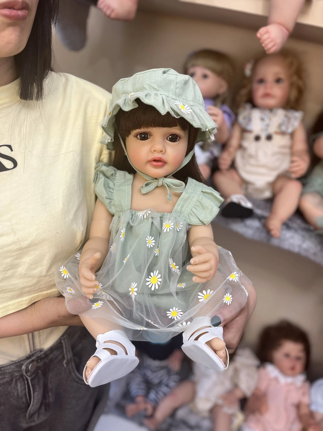 55 cm Silicone‑Vinyl Reborn Toddler Girl Doll “Betty”