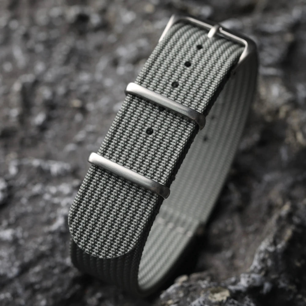 Nylon Ribbed Watch Strap 18–22mm