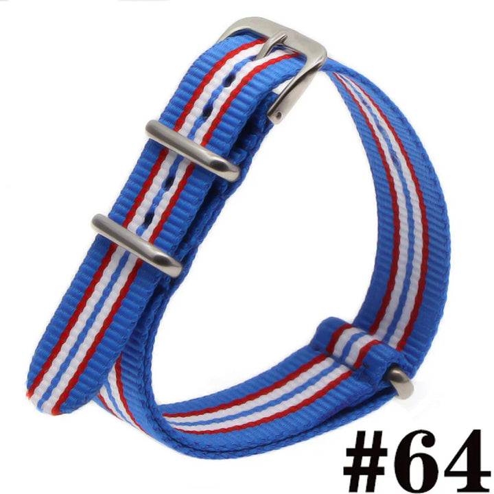 Waterproof Nylon Watch Strap (16-22mm)
