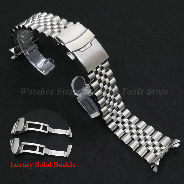 316L Stainless Steel Watch Strap for Seiko SKX Series – Oyster/Jubilee (20-22mm)