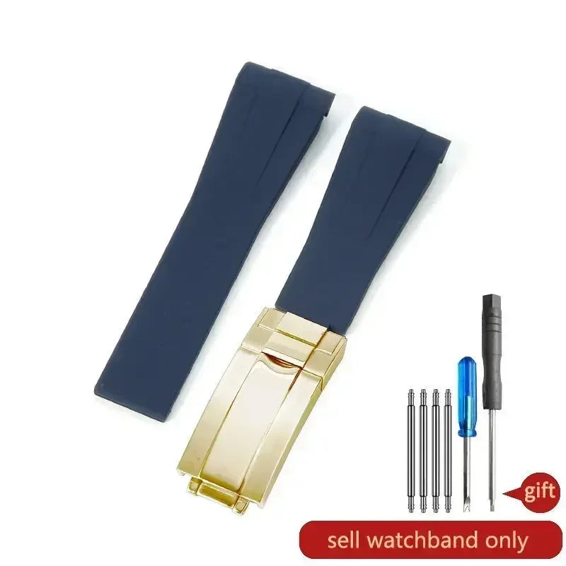 Silicone Watch Strap 20–21mm for Rolex Submariner & Daytona