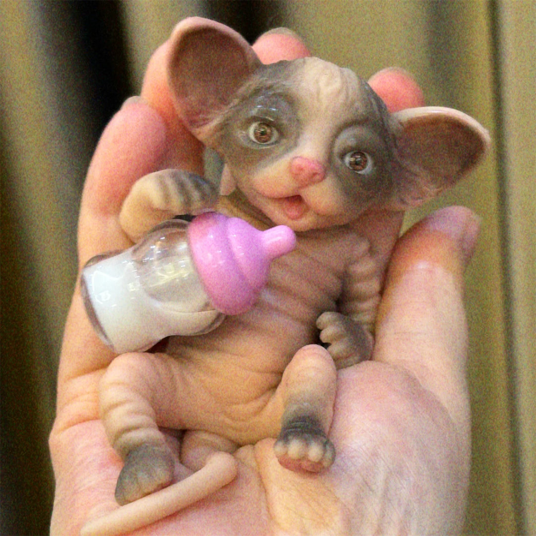 10–11 cm Mini Silicone Tiger Reborn Doll