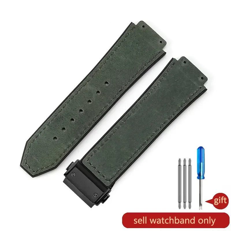 Hublot Big Bang Yuki Leather Watch Strap – Waterproof Suede, Durable