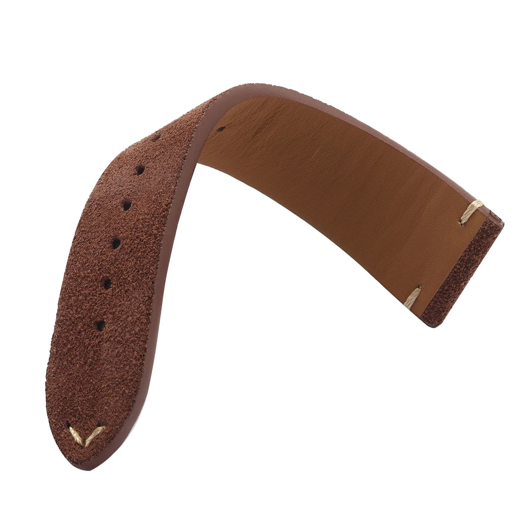 Genuine Leather Quick-Release Watch Strap 14–22mm