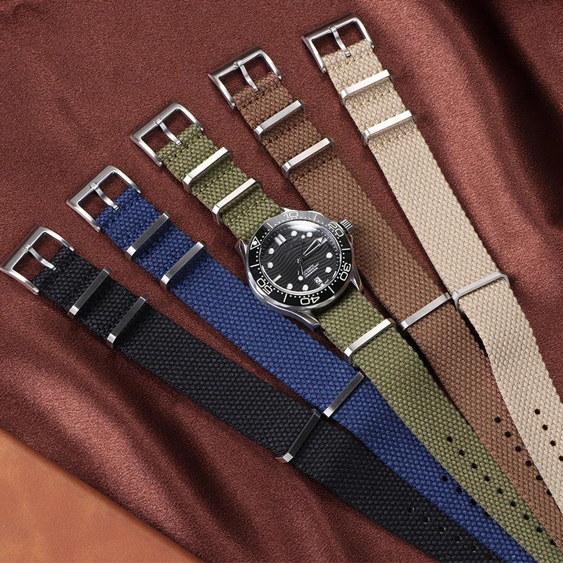 Cotton Nylon Military Watch Strap 20/22mm (Sport Band)