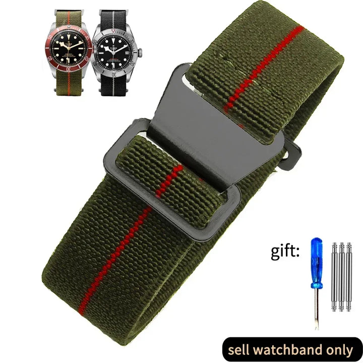 French Army Nylon Watch Band 18–22mm