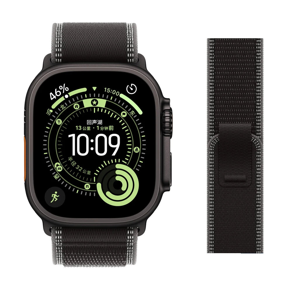 Alpine Loop for Apple Watch Ultra 3 Band 49mm 44mm 45mm 46mm 41mm 42mm Nylon Trail bracelet correa Series 11 10 9 8 7 6 se Strap