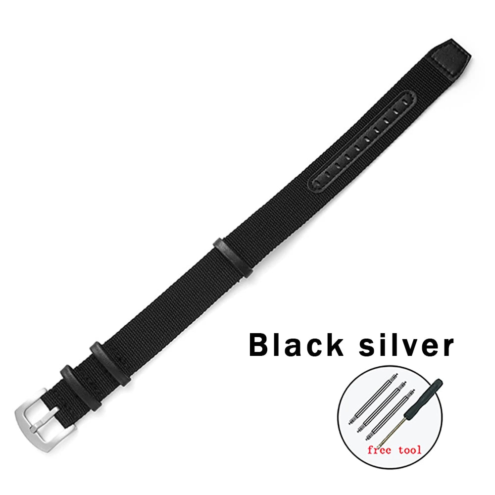 Nylon Leather Strap 20mm 22mm Watchband Genuine Leather Weave Replacement Bracelet for Hamilton Khaki Field Wristband Sport Band