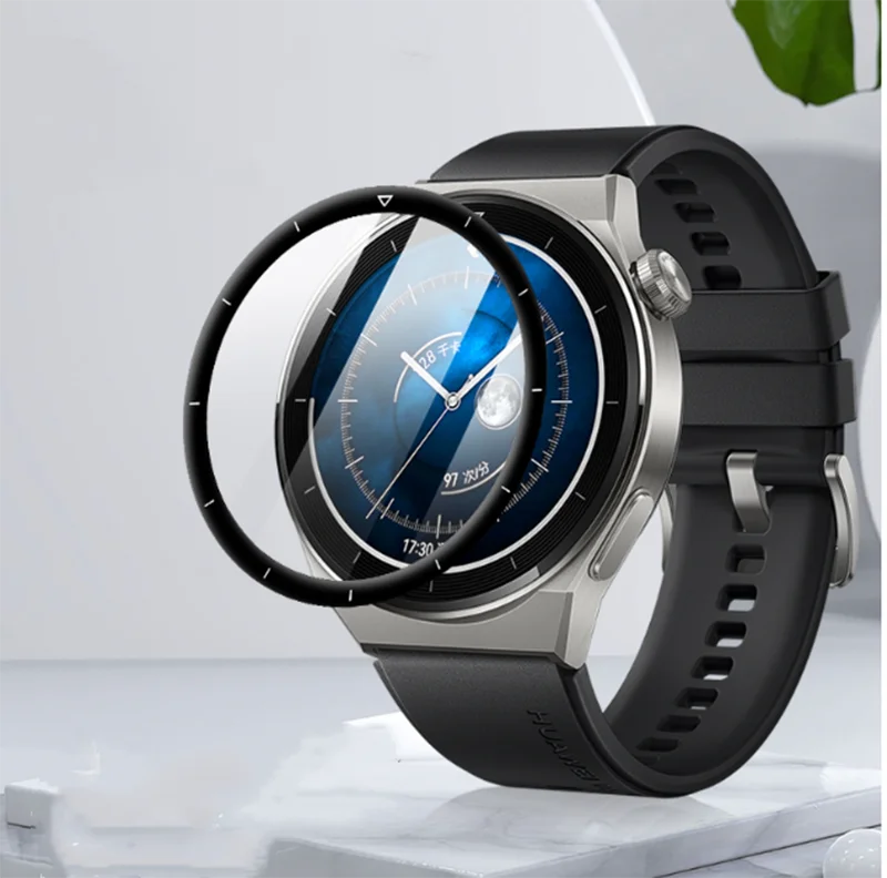 3D Curved Protective Film for Huawei Watch GT 2/3/GT3 Pro – 42/46mm (Not Glass)