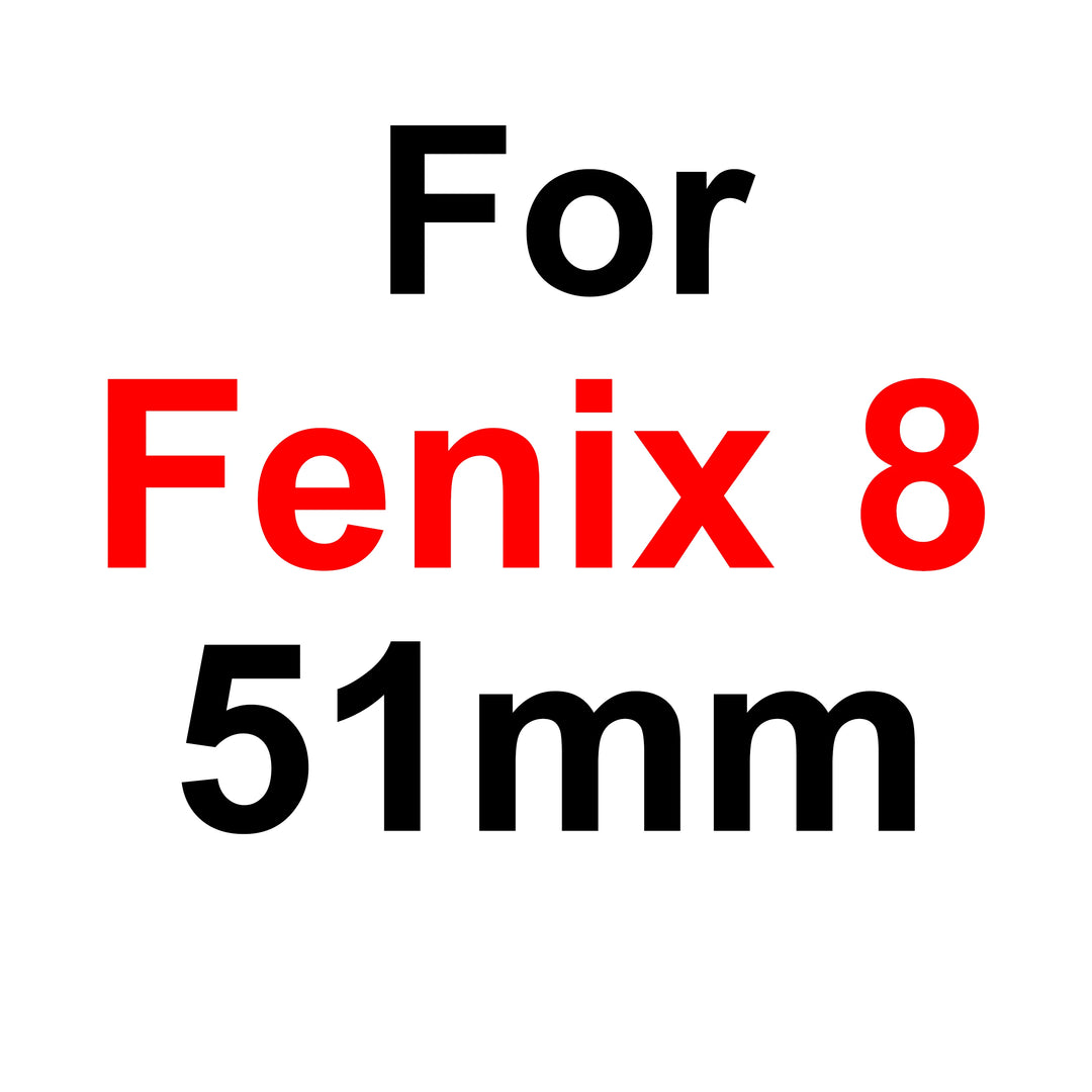 3PCS Tempered Glass Screen Protector – Garmin Fenix 8 (43/47/51mm) Smartwatch